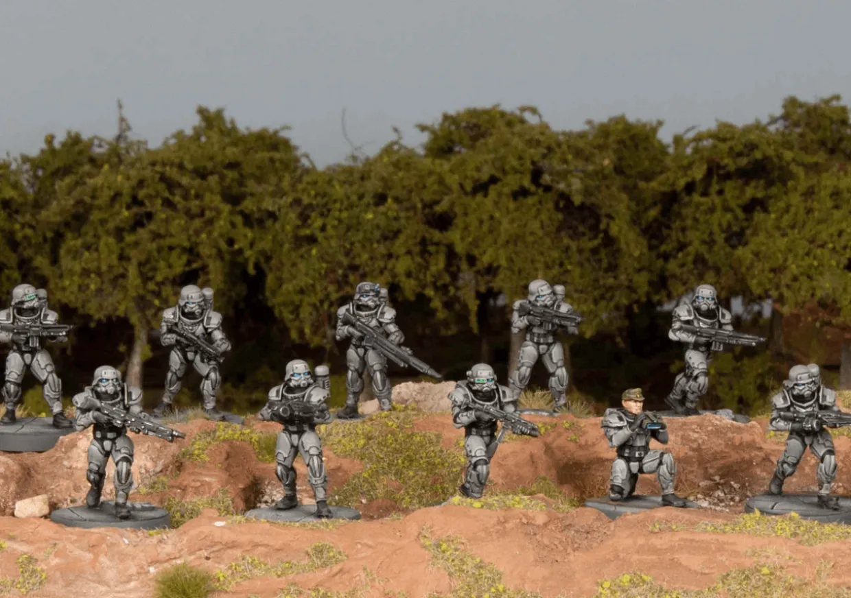 Wargames Atlantic 28mm Iron-Core - Eisenkern Stormtroopers