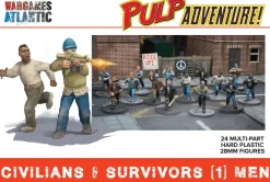 Wargames Atlantic 28mm Pulp Adventure - Civilians and Survivors Set 1 - Men