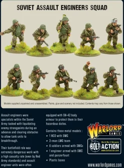 Warlord Games 28mm Bolt Action - Soviet Forces - Assault Engineers Squad