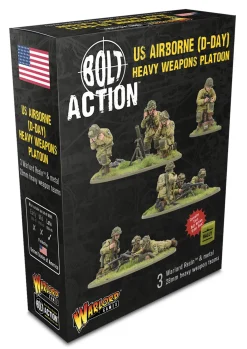 Warlord Games 28mm Bolt Action - US Forces - Airborne D-Day 1944-1945 - Heavy Weapons Platoon