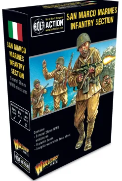 Warlord Games 28mm Bolt Action - Italian Forces - San Marco Marines Infantry Section 1939-1943