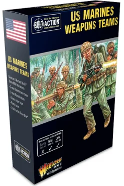 Warlord Games 28mm Bolt Action - US Forces - Marine Corps Weapons Teams 1942-1945