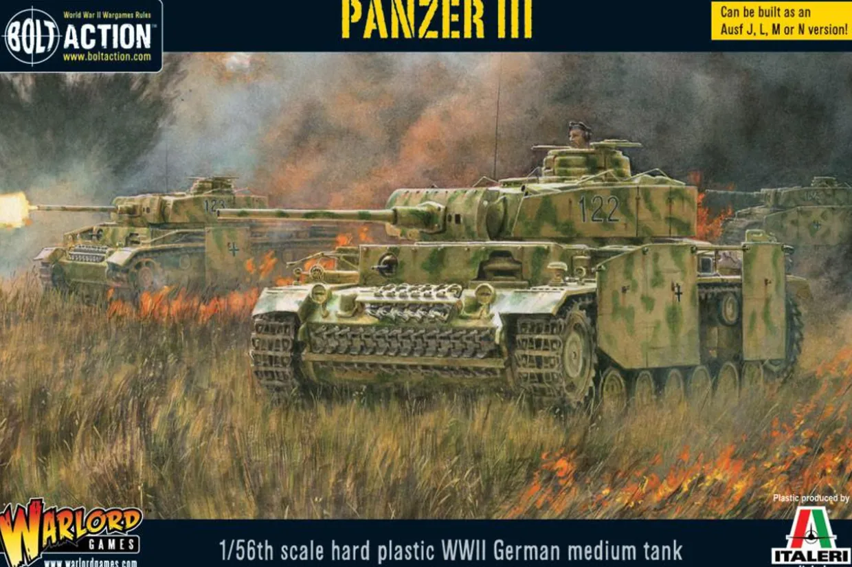 Warlord Games 28mm Bolt Action - German Forces - Pz.Kpfw.III Panzer III Light Tank