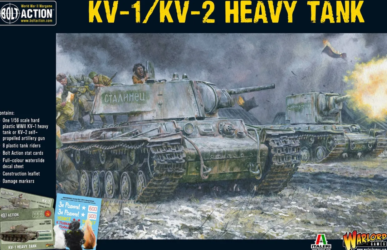 Warlord Games 28mm Bolt Action - Soviet Forces - KV-1/KV-2 Heavy Tank