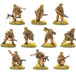 Warlord Games 28mm Bolt Action - German Forces - Fallschirmjager Squad in Tropical Uniform 1939-1943