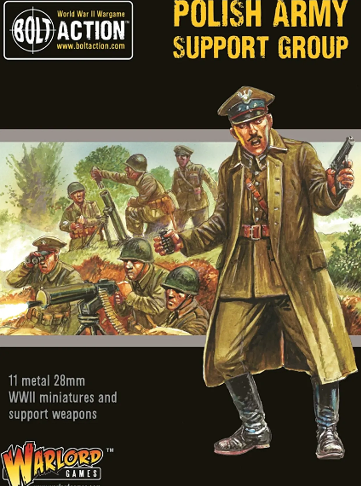 Warlord Games 28mm Bolt Action - Polish Forces - Polish Army Support Group