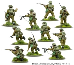 Warlord Games 28mm Bolt Action - British Forces - British & Canadian Army infantry 1943-1945
