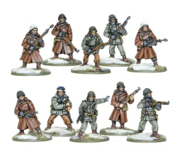 Warlord Games 28mm Bolt Action - US Forces - Army Infantry Squad in Winter Clothing 1942-1945