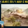 Warlord Games 28mm Bolt Action - German Forces - Sd.Kfz.251/1 Ausf.C Hanomag Half-Track
