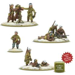 Warlord Games 28mm Bolt Action - US Forces - Airborne in Winter Uniform 1944-1945 - Heavy Weapons Platoon