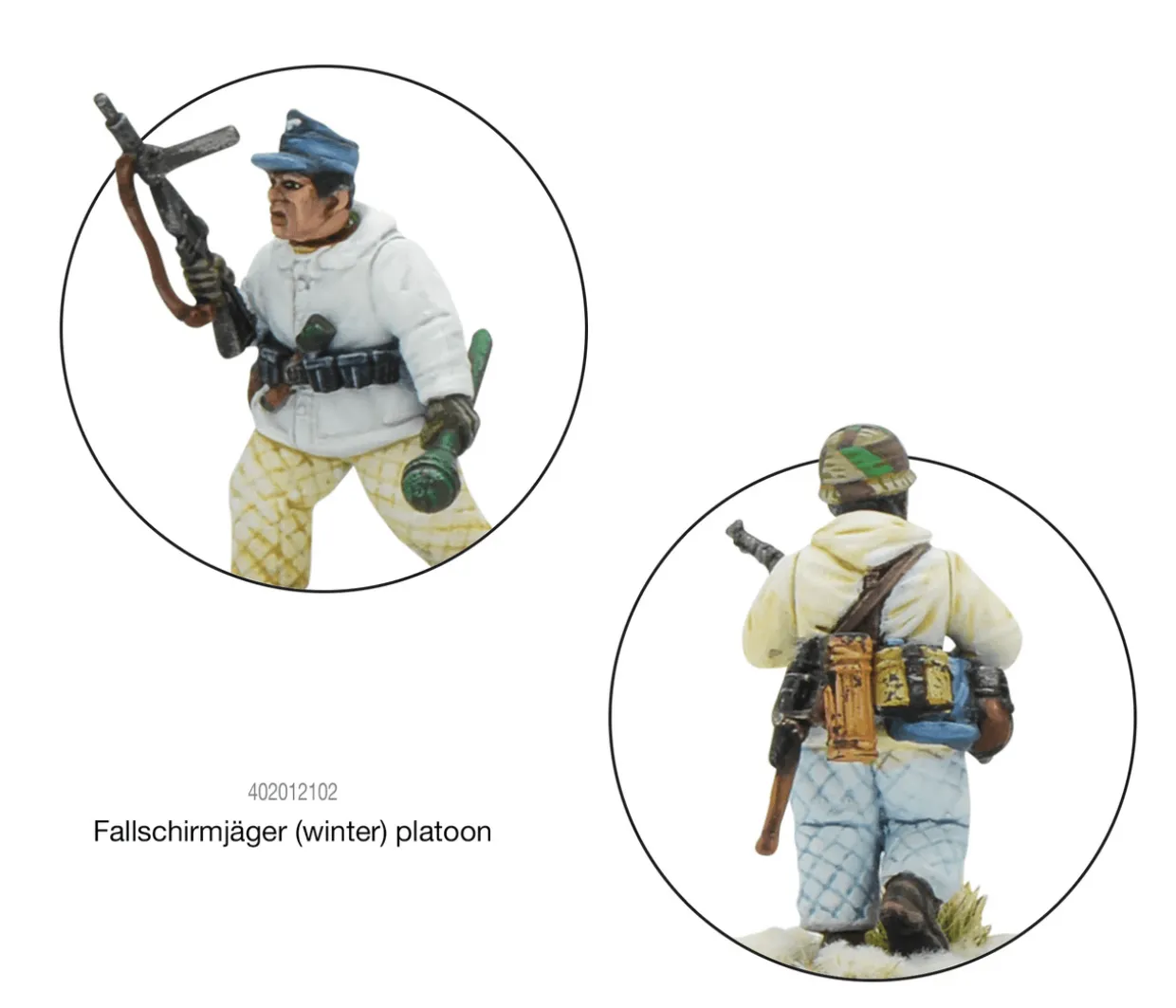 Warlord Games 28mm Bolt Action - German Forces - Fallschirmjager in Winter Uniform 1944-1945 Platoon