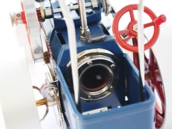 Wilesco D415 Live Steam Traction Engine Kit Red and Blue