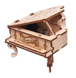 Wood Trick Grand Piano Music Box 3D Wooden Model Kit
