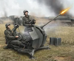 Zvezda 1/72 WWII German 2cm Flak 38 Anti-Aircraft Gun with Crew