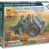 Zvezda 1/72 WWII German 75mm Infantry Gun with Crew
