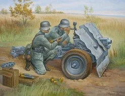 Zvezda 1/72 WWII German 75mm Infantry Gun with Crew