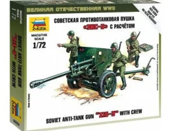 Zvezda 1/72 WWII ZiS-3 76mm Anti-Tank