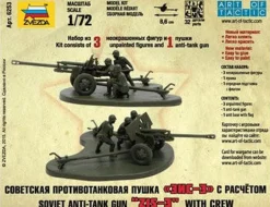 Zvezda 1/72 WWII ZiS-3 76mm Anti-Tank